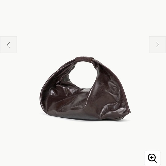 NWT Staud mini Ronnie leather bag in espresso color - Picture 5 of 7